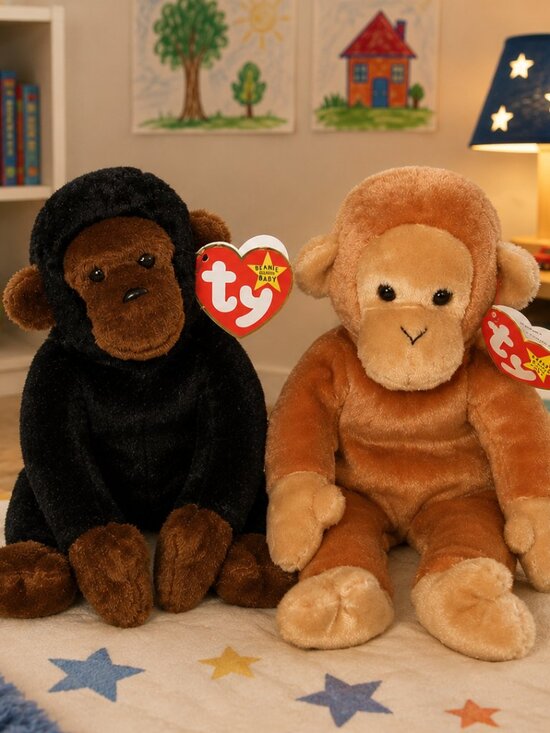Beanie Babies Other - Vintage Beanie Babies Monkey Congo Bongo Bundle